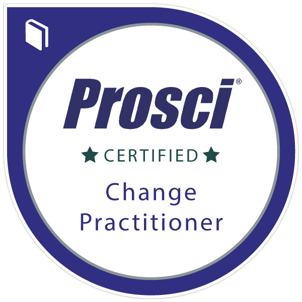 Prosci Certified Change Practitioner Badge